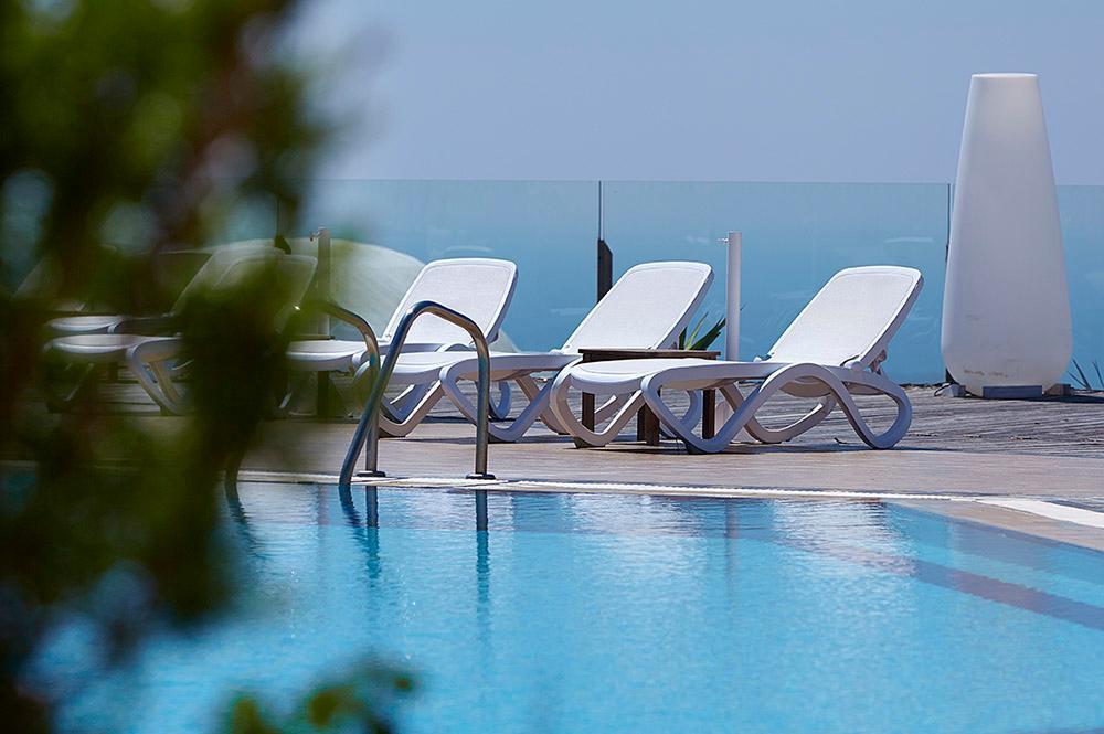 Orizontes Hotel Santorini Pyrgos Kallistis Bagian luar foto