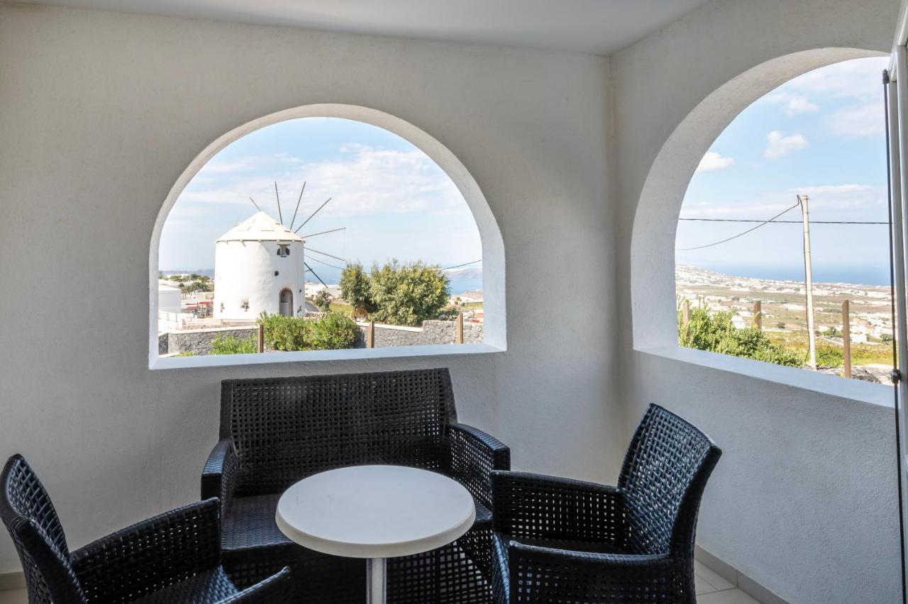 Orizontes Hotel Santorini Pyrgos Kallistis Bagian luar foto