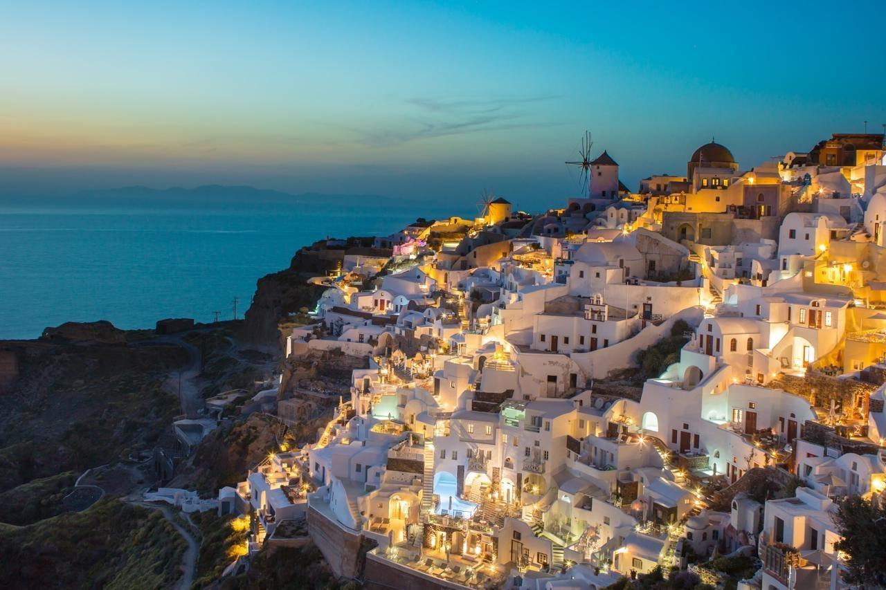 Orizontes Hotel Santorini Pyrgos Kallistis Bagian luar foto